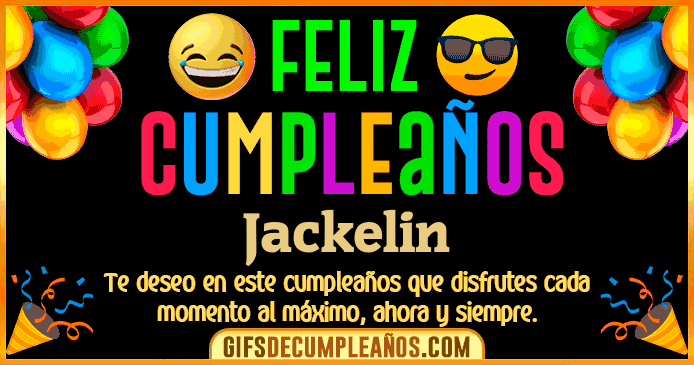 Feliz Cumpleaños Jackelin